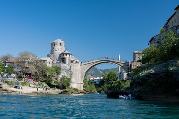 Naklejka premium Bosnia Herzegovina Mostar old town