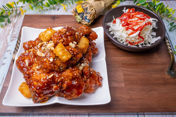 Delicious Seasoned Chicken - Korean Style