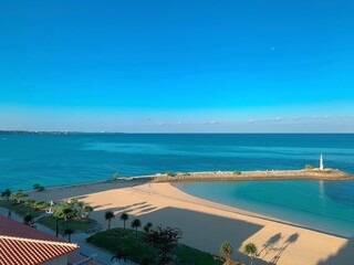 Seaview from Sheraton Okinawa Sunmarina Resort, Okinawa, Japan