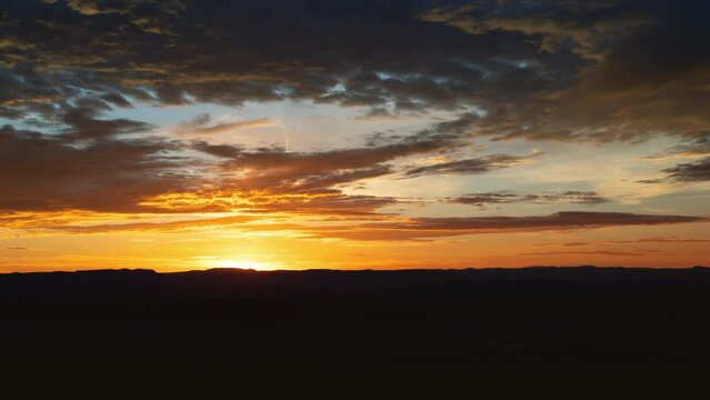 Brilliant Sunrise over the High Desert Timelapse