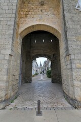 Fototapeta na wymiar Cadillac town in Gironde - France