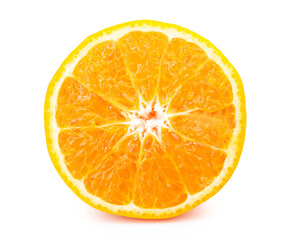 Orange fruit isolated on white background