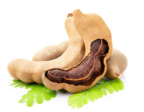 tamarind isolated on white background