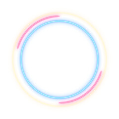 Retro style 80s Neon shape PNG elements