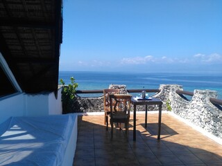 Table and sea view