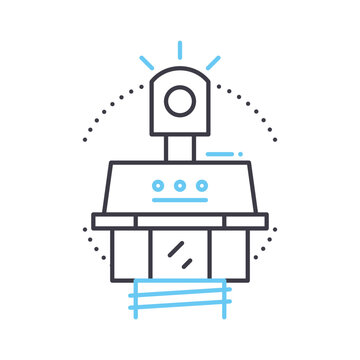 recommend clip art: power diode line icon, outline symbol, vector illustration, concept sign