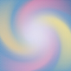 vector doted curve shaped and colourful twist shape background