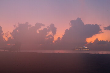 Fototapeta premium Sunrise at Cape Canaveral, Florida