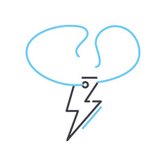 necklace line icon, outline symbol, vector illustration, concept sign