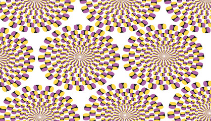Circular optical illusion.