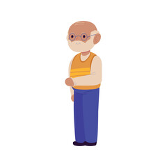 old cute grandpa