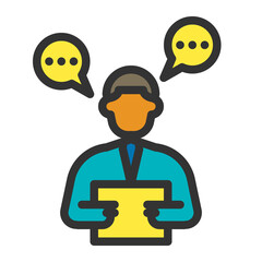 Business success icon. Graphic for business, social network and marketing.