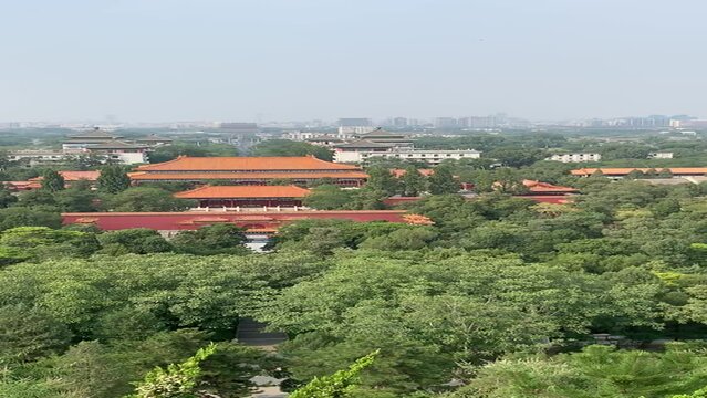 Cit&eacute; Interdite &agrave; P&eacute;kin, vue a&eacute;rienne - Chine