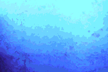 Abstract blue background on  depth of the ocean. Sea waves.