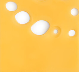 Cheese  texture or  background. Slices of cheese for burger pattern.