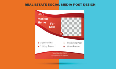 Real Estate Social Media Post Design