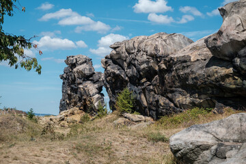 Fototapeta na wymiar Teufelsmauer im Harz