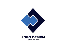 modern and simple design concept . Logo with simple and gradient color template logo for company vector file eps 10.