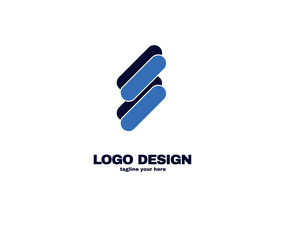 modern and simple design concept . Logo with simple and gradient color template logo for company vector file eps 10.