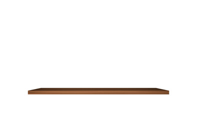 Wooden shelf. Online store shelf. Bookstore shelf.