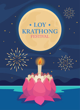 Celebration Loy Krathong Day