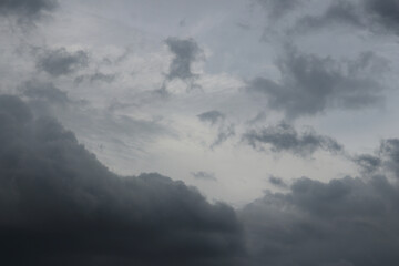 Obraz premium dark sky, rain clouds are coming