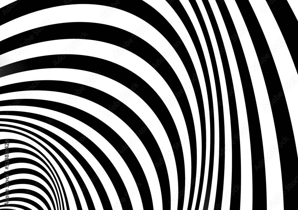 Poster abstract background black and white pattern line curve vector illustration