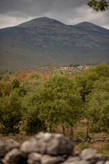 Beautiful nature mountains and lakes