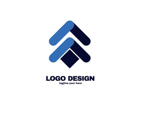 modern and simple design concept . Logo with simple and gradient color template logo for company vector file eps 10.