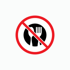 Food Insecurity Icon.  Symbol of Mass Consumption Material Unpreparedness - Vector. 