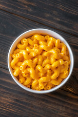 Bowl of macaroni and cheese