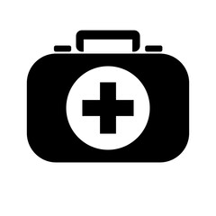 first aid kit icon illustration isolated on white
