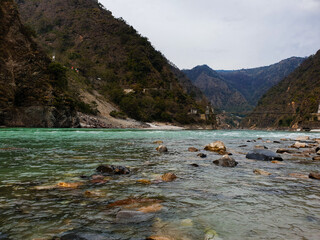 mountain river in the mountains