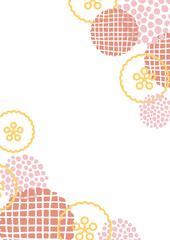 北欧パターン 赤系