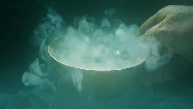 Smoky Magic Potion In Bowl 2 Shots