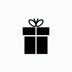 Gift Icon. Parcel Symbol - Vector, Sign for Design, Presentation, Website or Apps Elements.