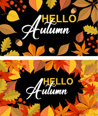 Hello Autumn banner