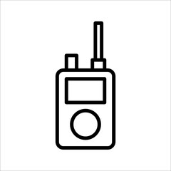 Walkie talkie icon sign vector,Symbol, logo illustration for web and mobile on white background. eps 10
