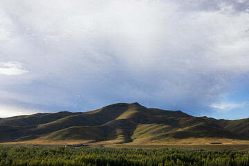 Grassland hill in western Sichuan on Tibetan Plateau