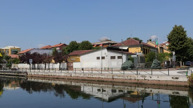 edifici storici della provincia di milano, italia, historical buildings of the area of milan, italy 