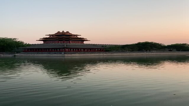Douve de la Cit&eacute; Interdite &agrave; P&eacute;kin - Chine	