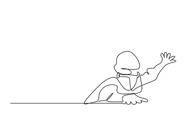 a fully-equipped employee working in an industry business