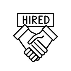 hired line icon