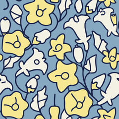 Colorfull Flower Leaf Texture Pattern