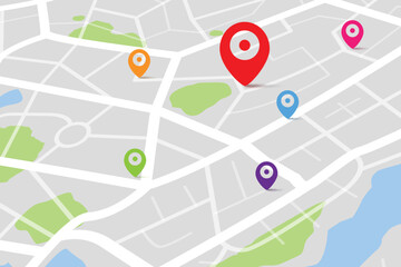 3D Map with gps destination target point 001