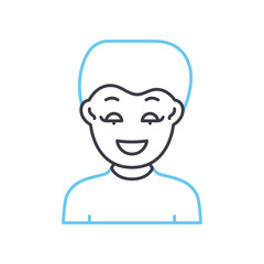 gentle line icon, outline symbol, vector illustration, concept sign