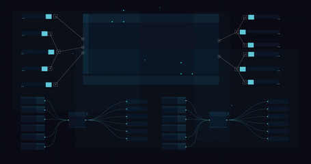 HUD FUI template for widescreen without text 009