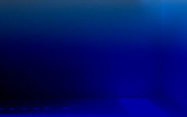 Obraz premium light shadow abstract pattern blue room with empty space