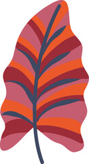 Cute Tropical Safari tree ,flower and leaves