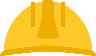 Yellow safety hat or hardhat design. Labour or labor day and workers&rsquo; day industrial icon for May 1 and September 5 known as Mayday.